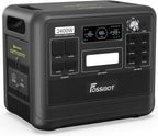 FOSSiBOT F2400 Generator solarny, 2048 Wh LiFePO4 akumulator zapasowy z wyjściami 24000 W AC (4600 W Peak)